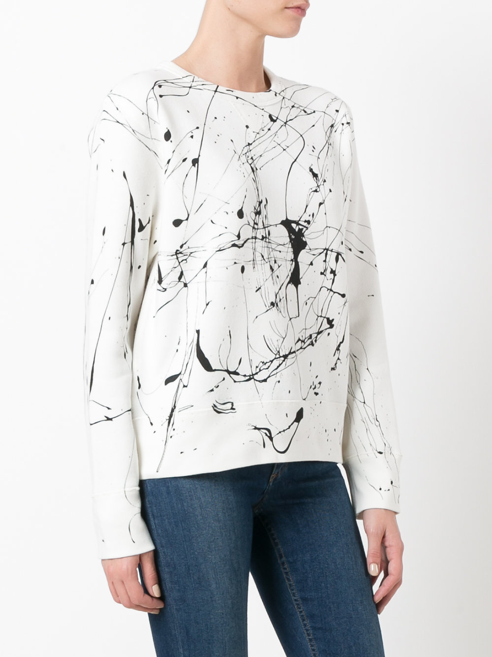 paint splash sweater