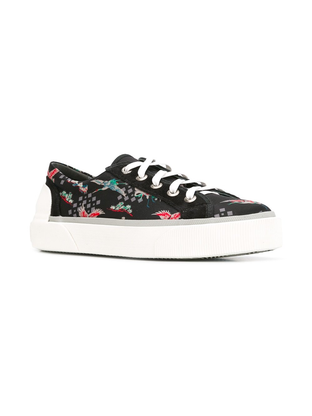 bird print sneakers