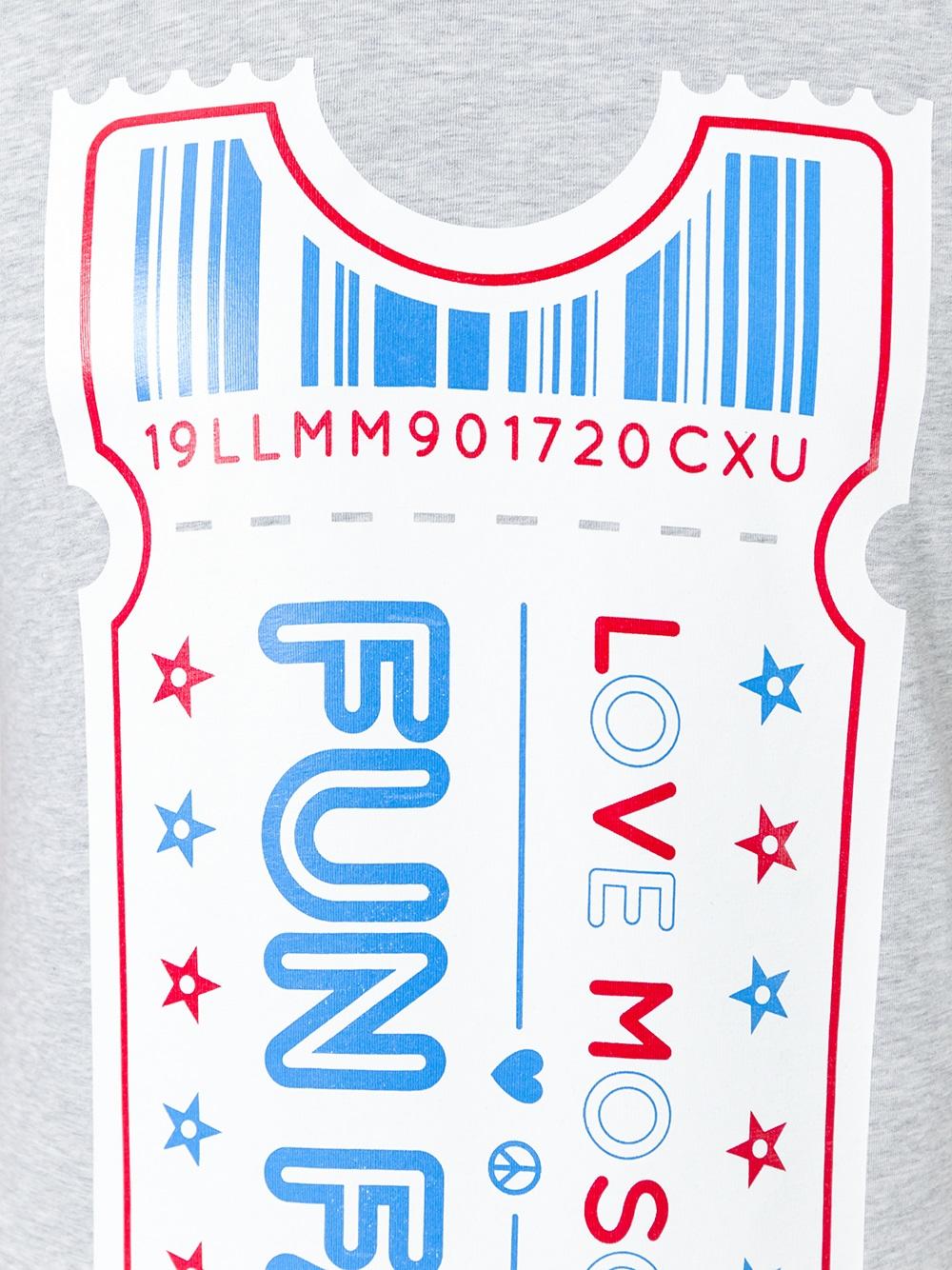 ticket print T-shirt