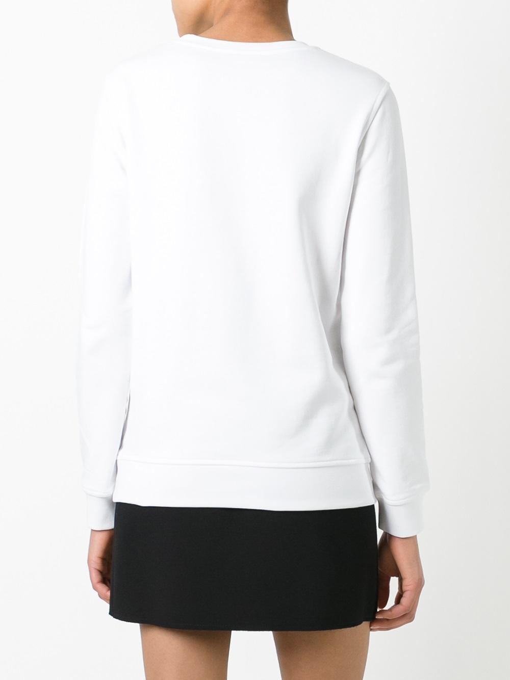 logo print sweatshirt