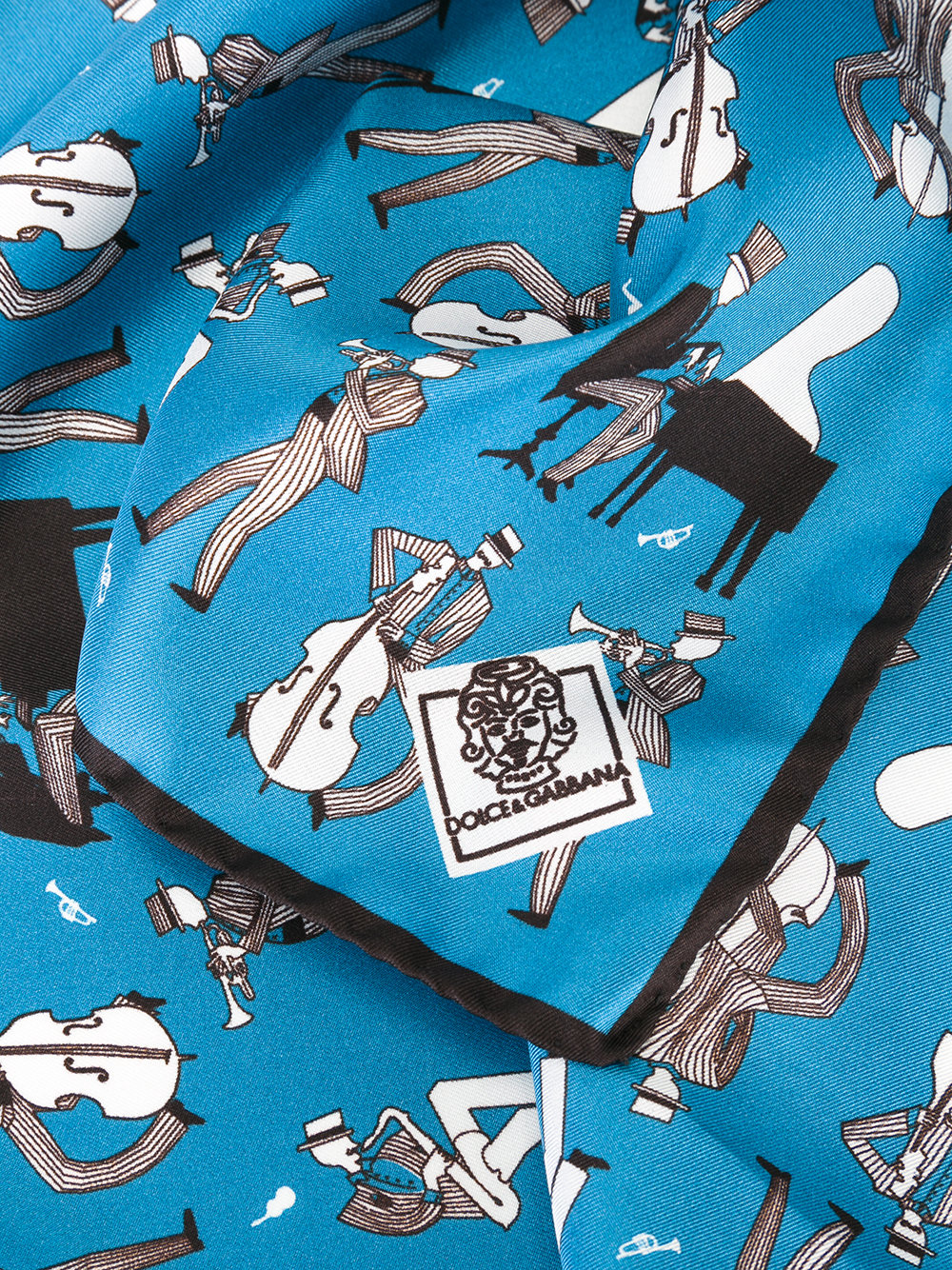 musician print scarf