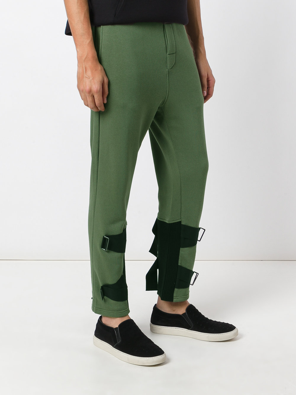 ankle strap track pants