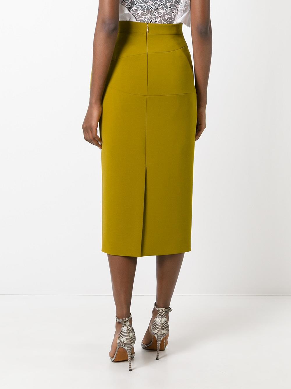 bow detail pencil skirt 