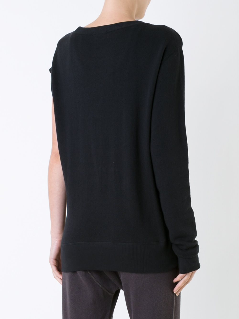 one-sleeve sweatshirt