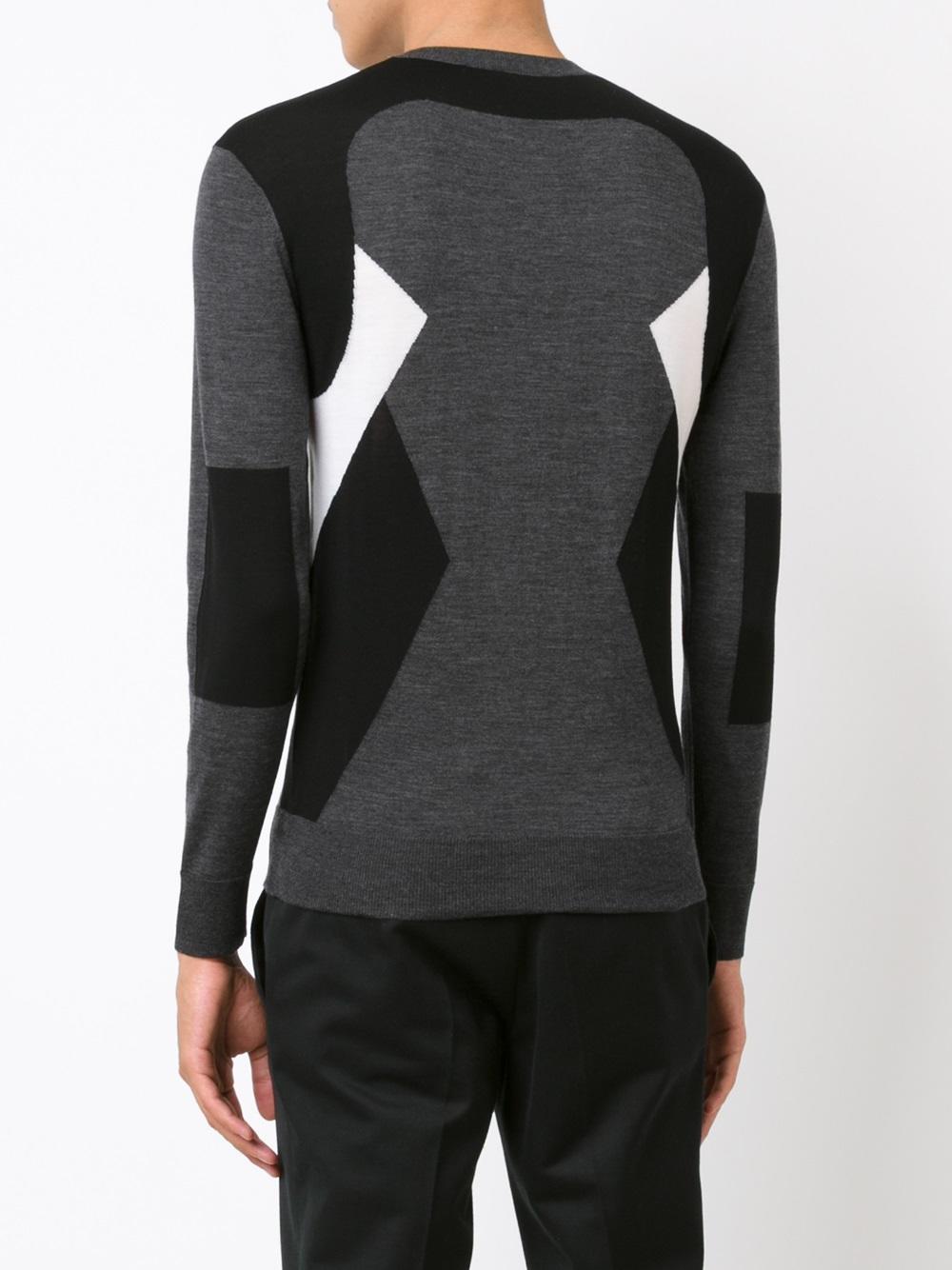 colour block jumper