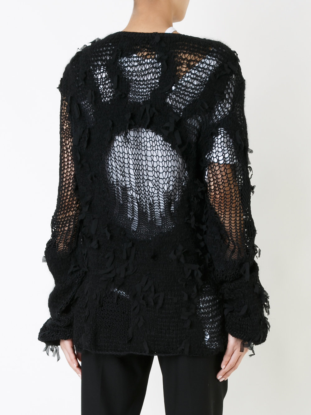 multi-yarn knit jumper