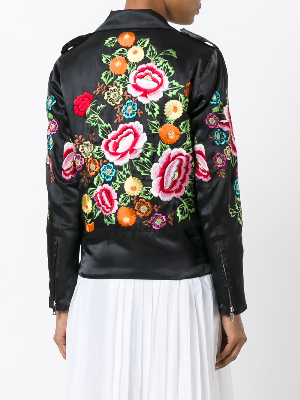 embroidered flower jacket 