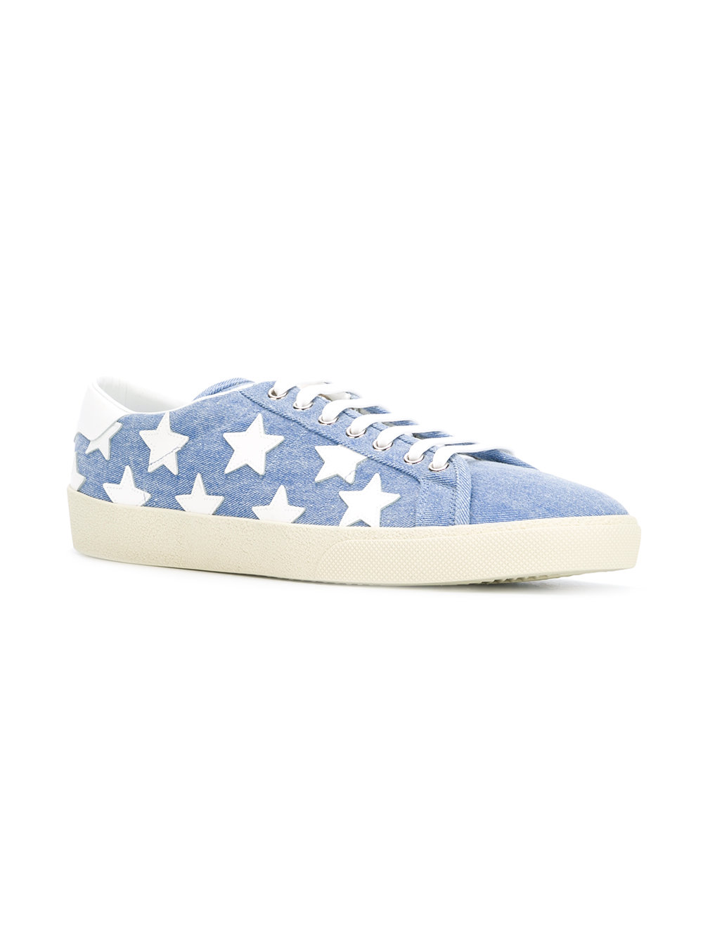 star embroidered sneakers