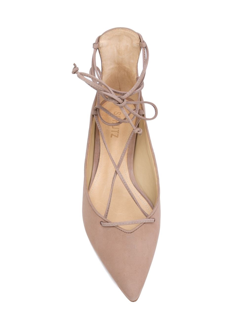 pointed toe ballerinas