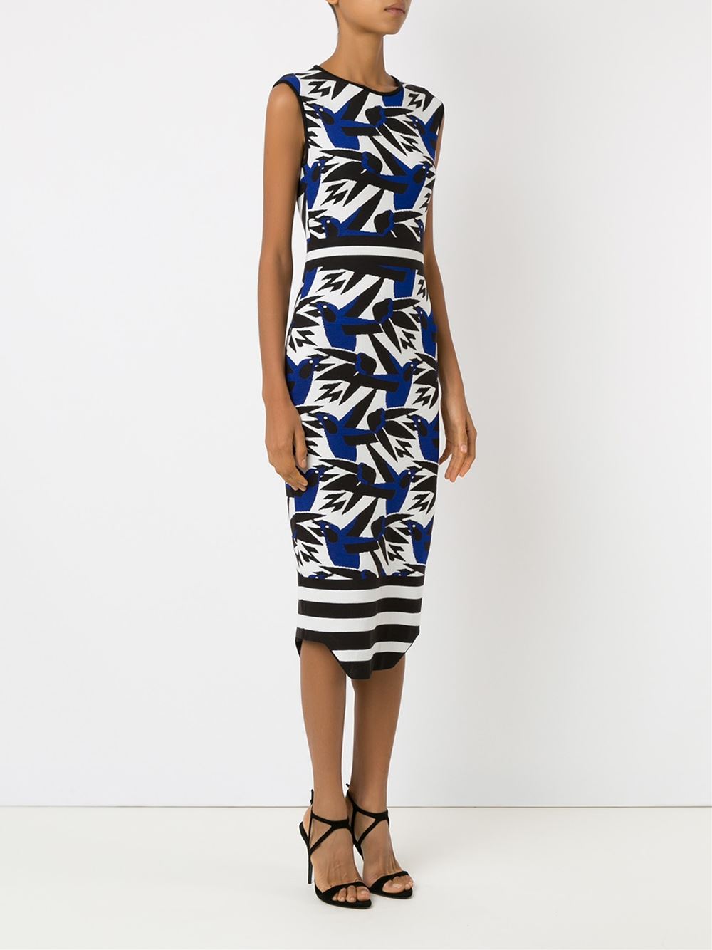 mid-length knit dress