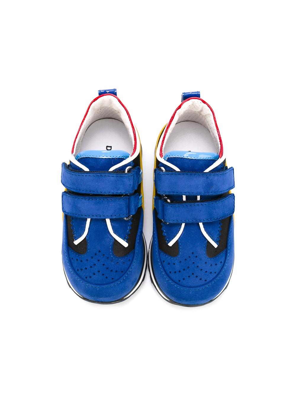 panelled sneakers