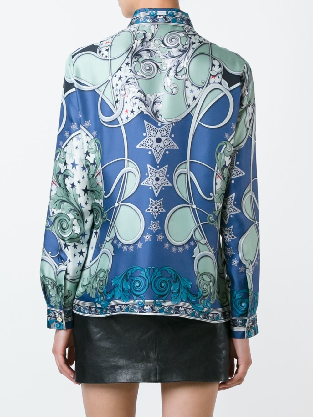 baroque print shirt