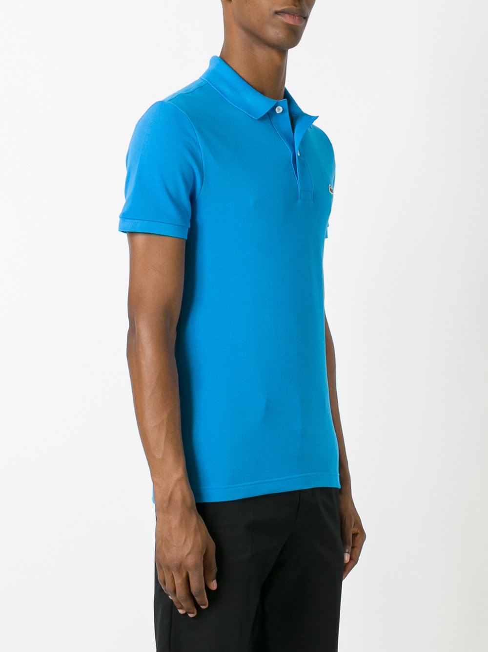 logo patch polo shirt