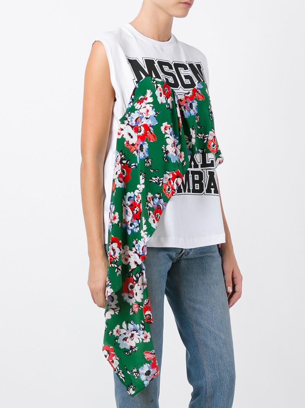 ruffle logo tank 