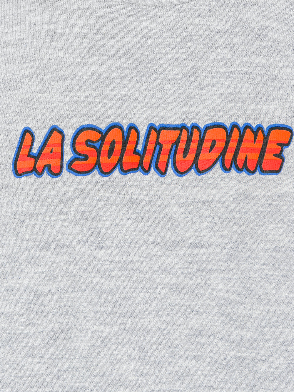 'La Solitudine' print sweatshirt