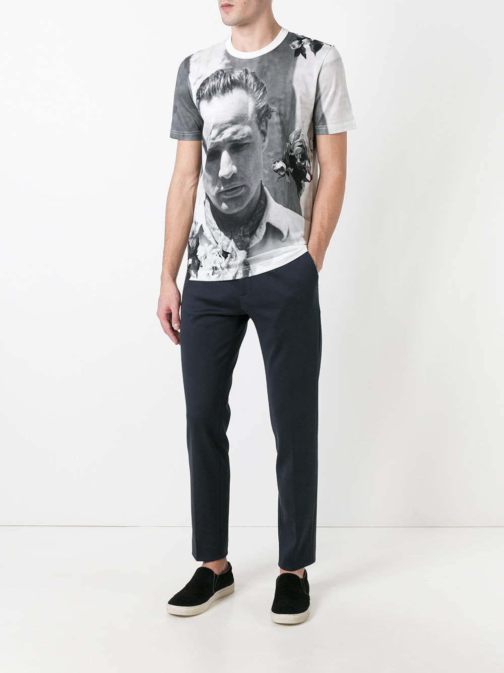 Marlon Brando print T-shirt
