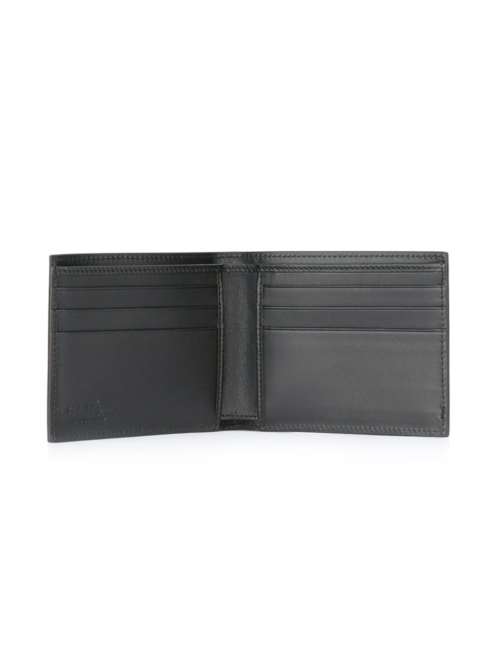 logo print billfold wallet