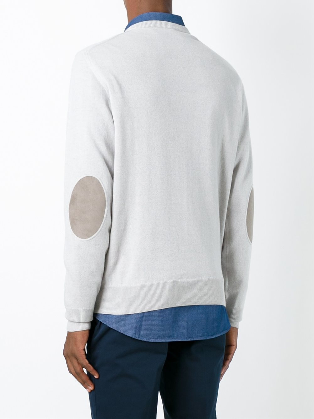 elbow patch jumper