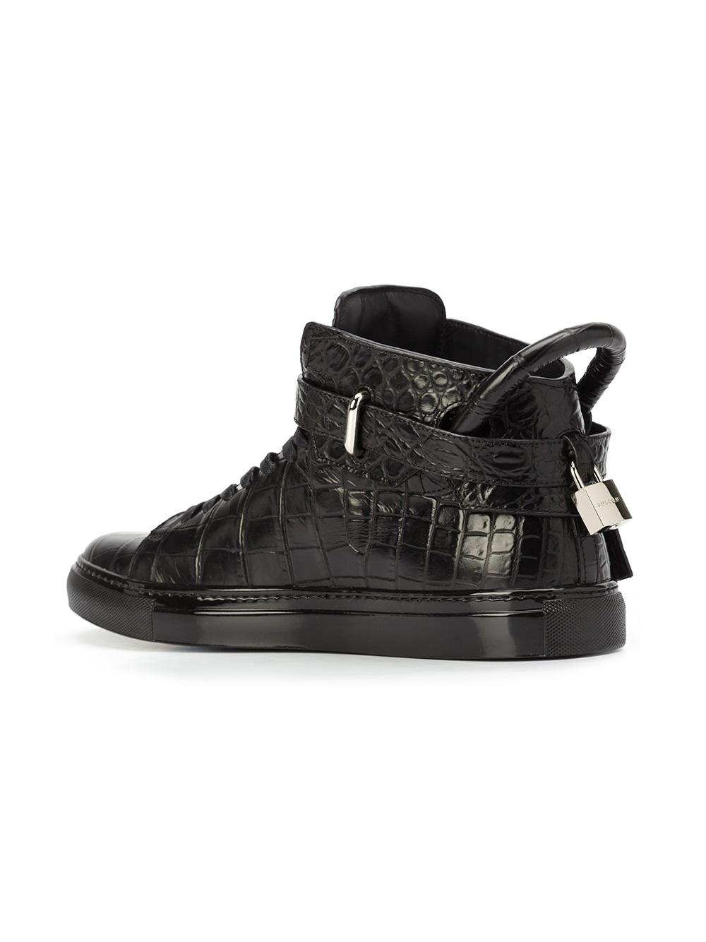 100mm embossed sneakers