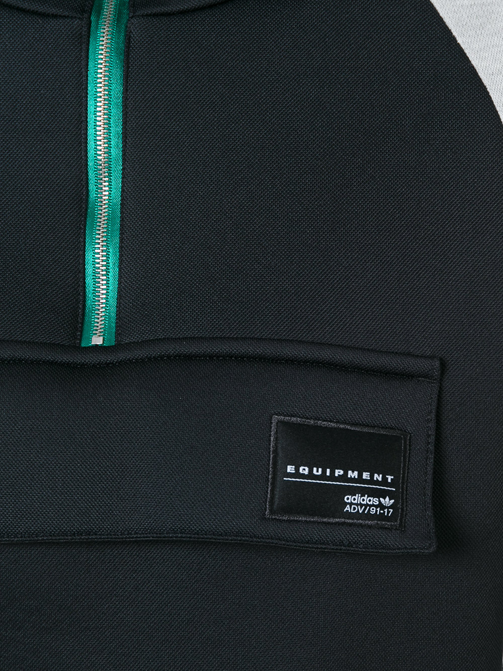 contrast hoodie 