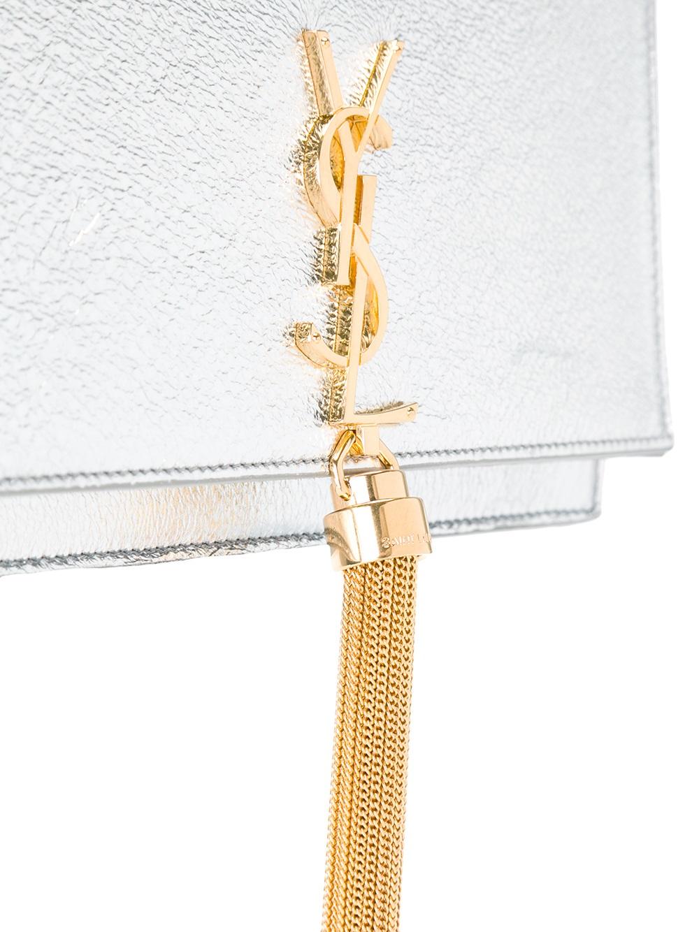 small Monogram tassel satchel