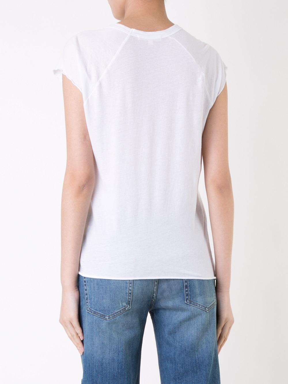 ripped sleeves T-shirt 