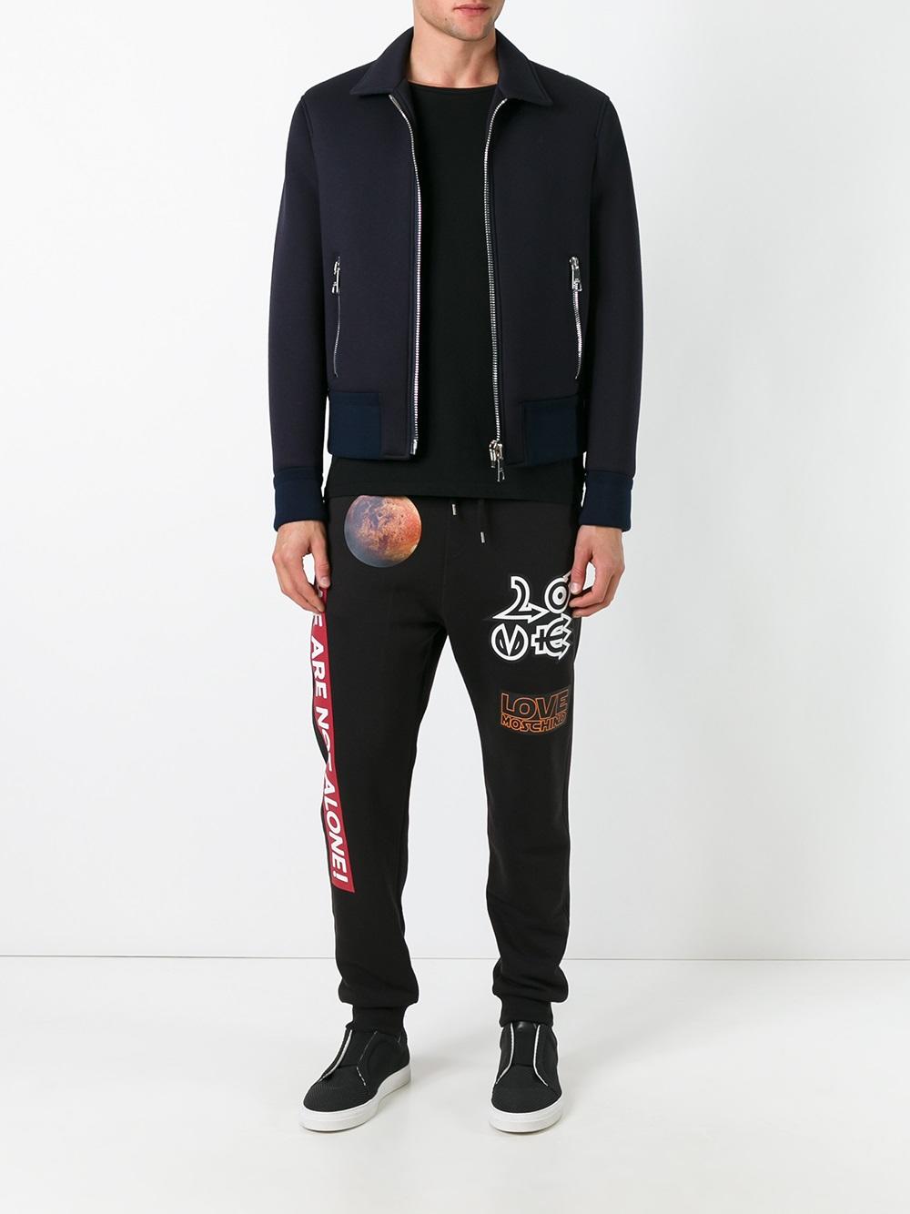 multiple prints sweatpants