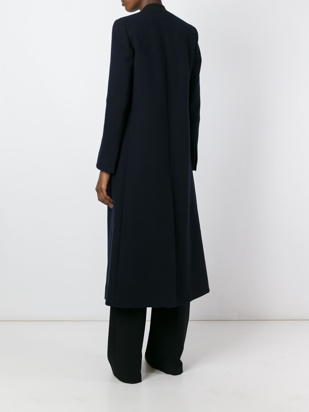 raw cut long coat