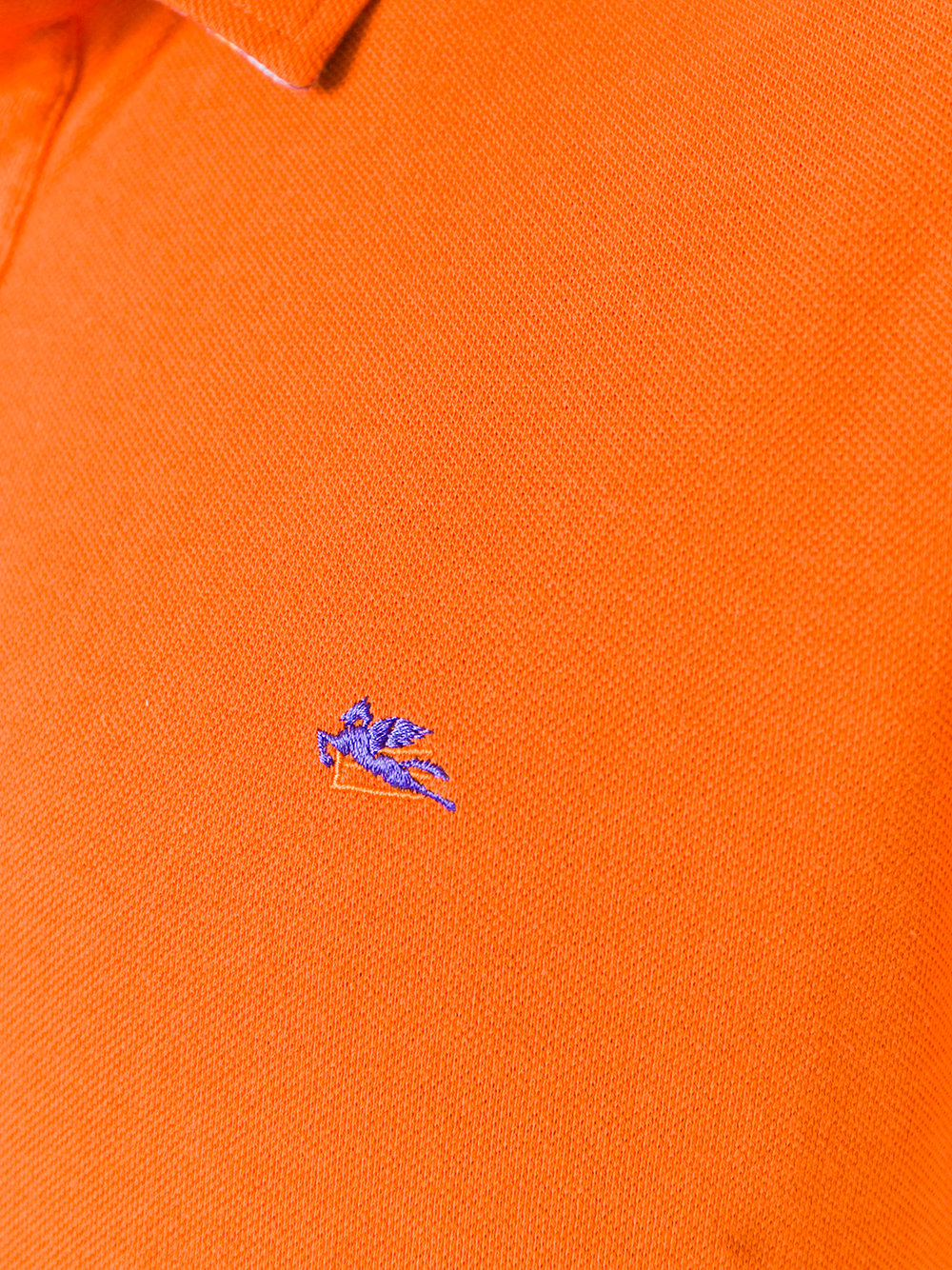 embroidered logo polo shirt