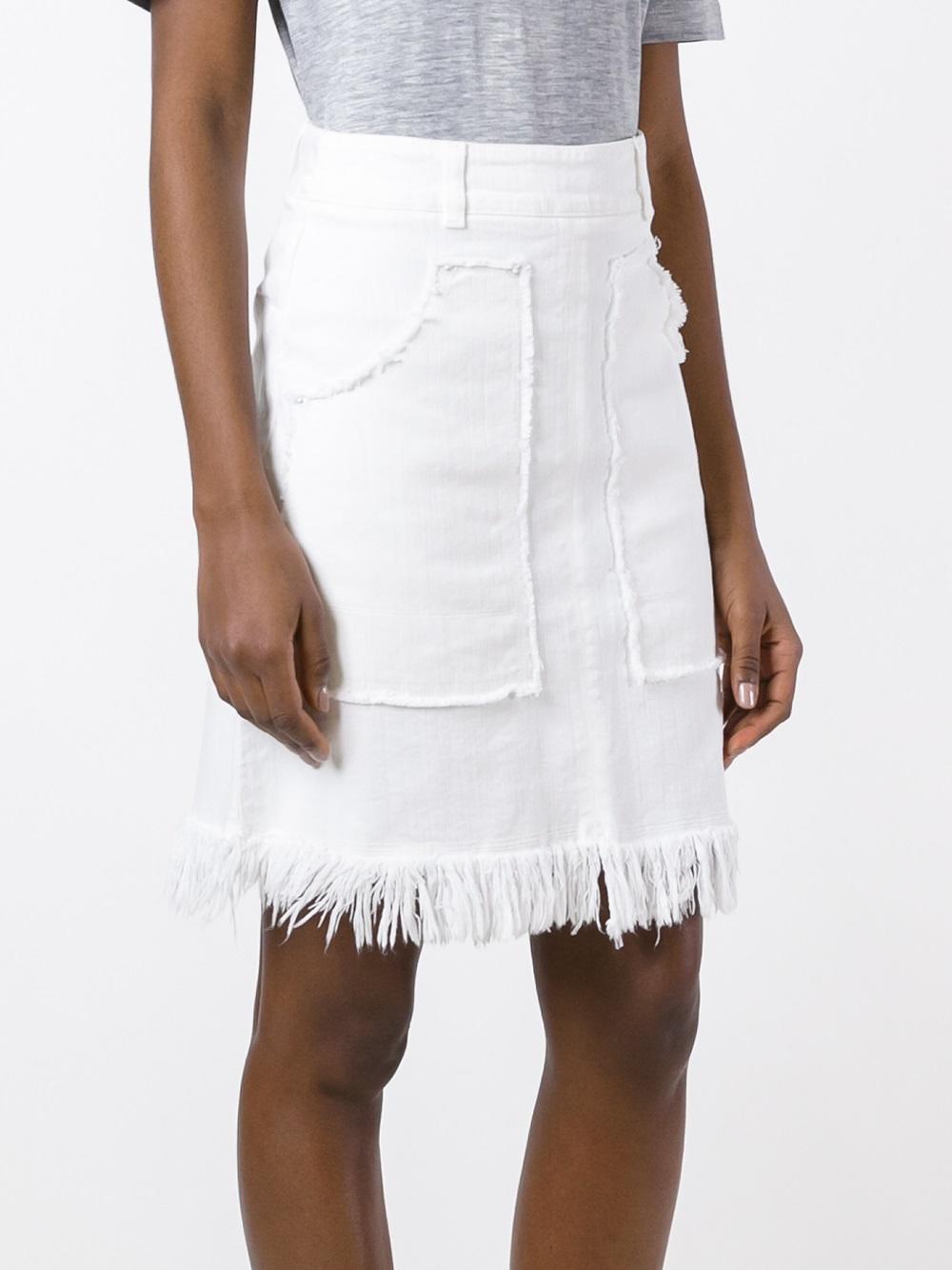 frayed skirt 