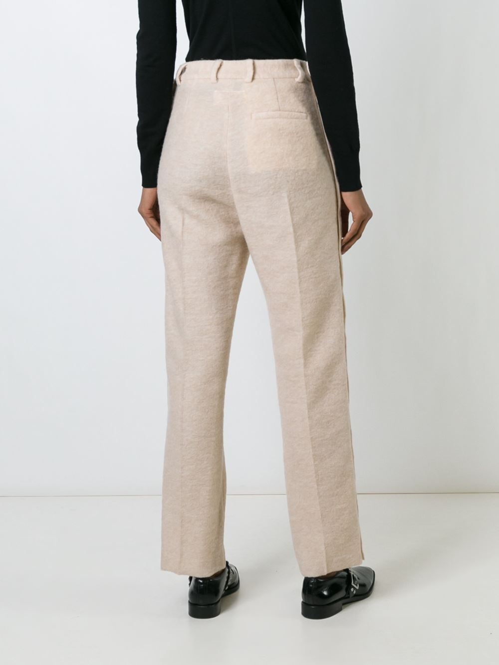 button detail trousers