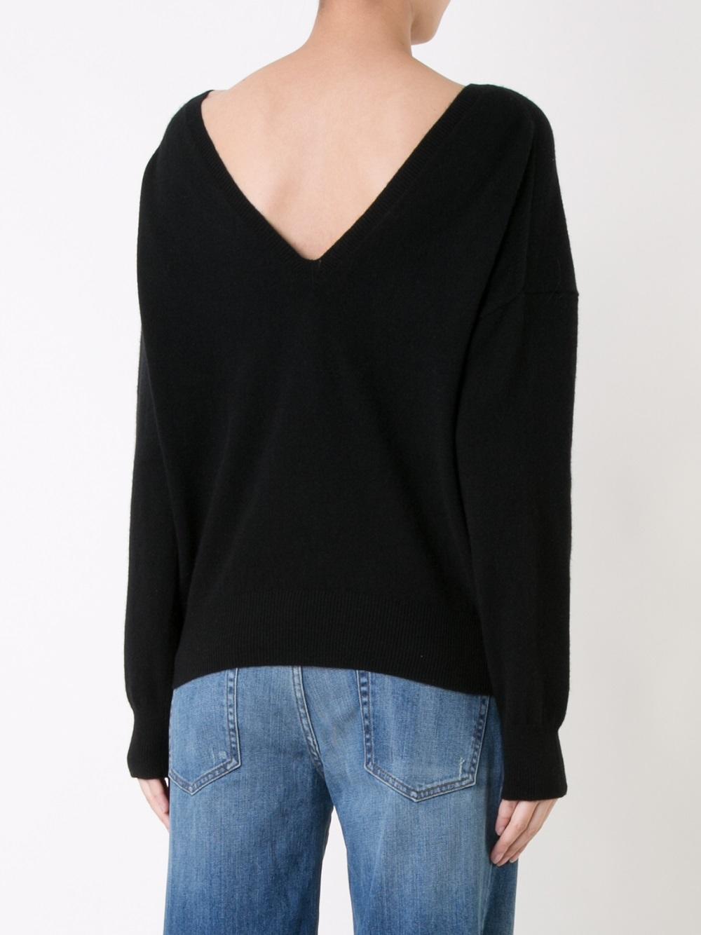  ribbed trim jumper