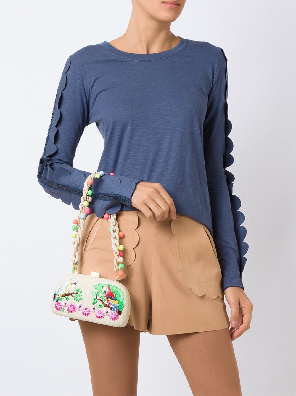 straw clutch bag