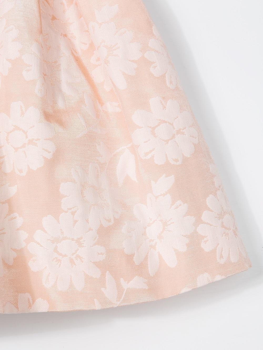 blossom jacquard skirt