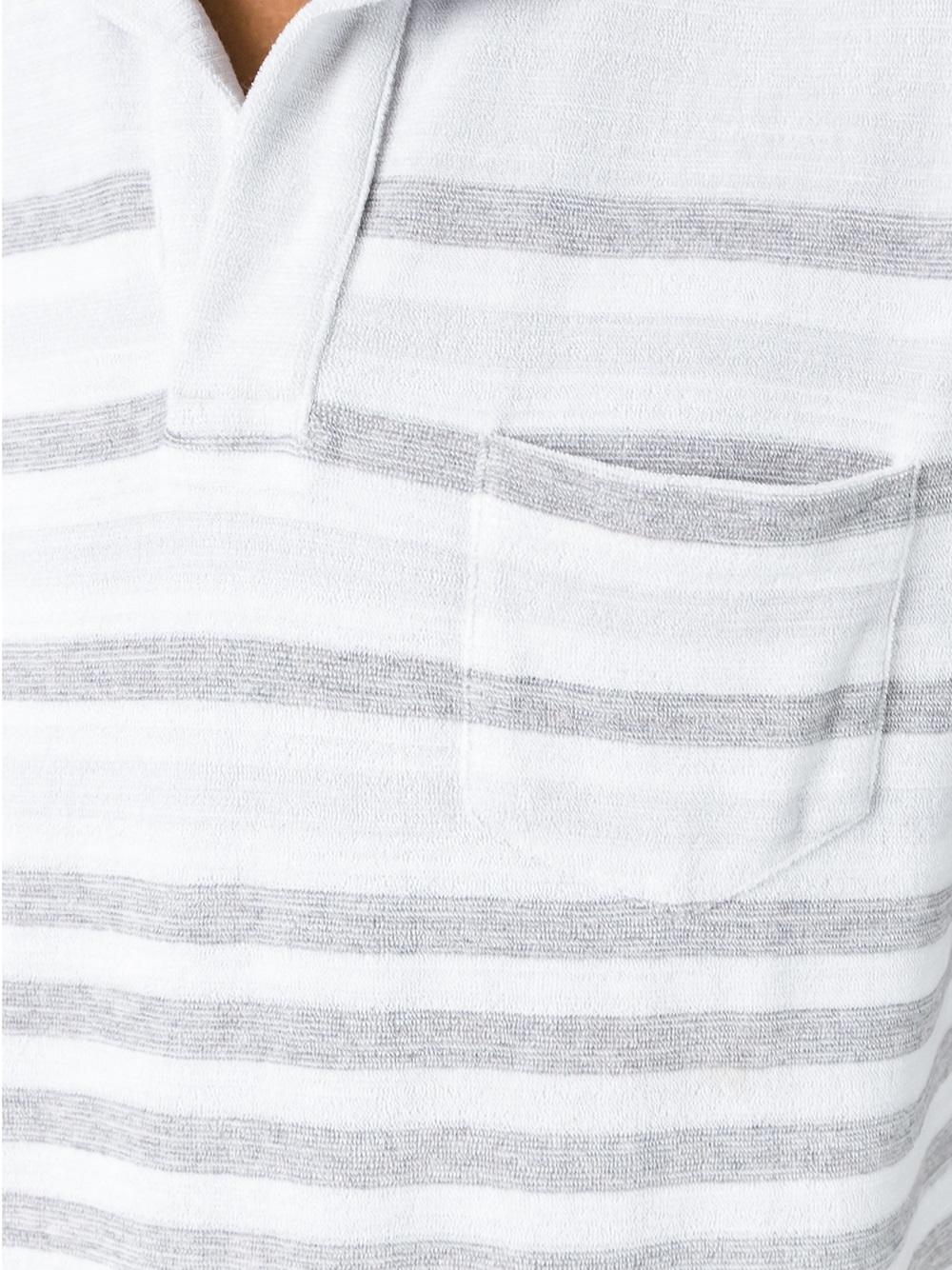 striped polo shirt