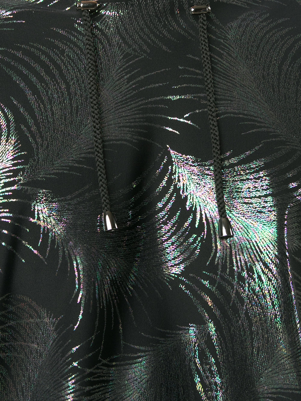 metallic palms hoodie