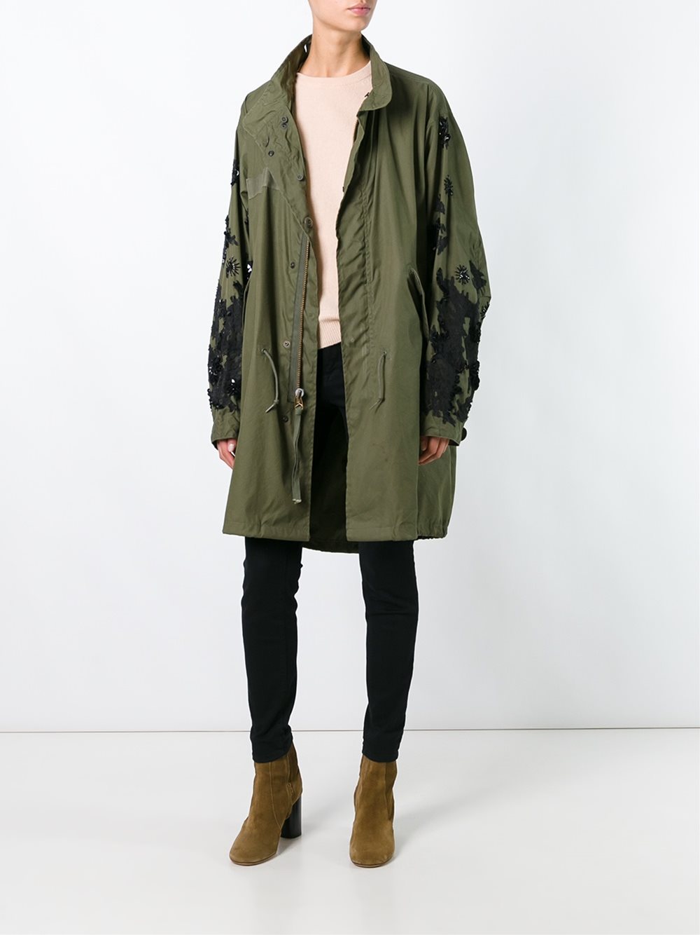 fur lined parka