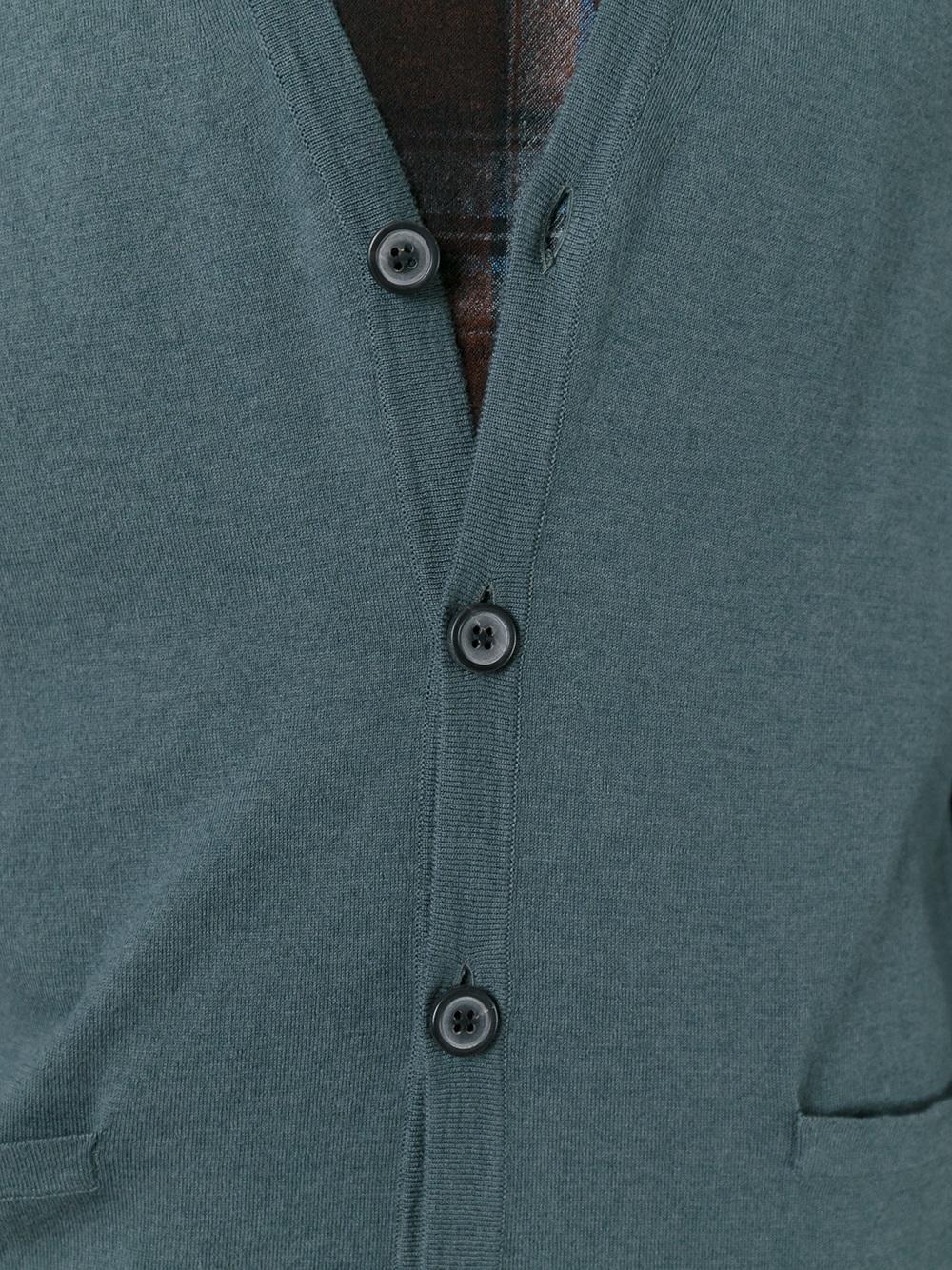 patch pocket cardigan