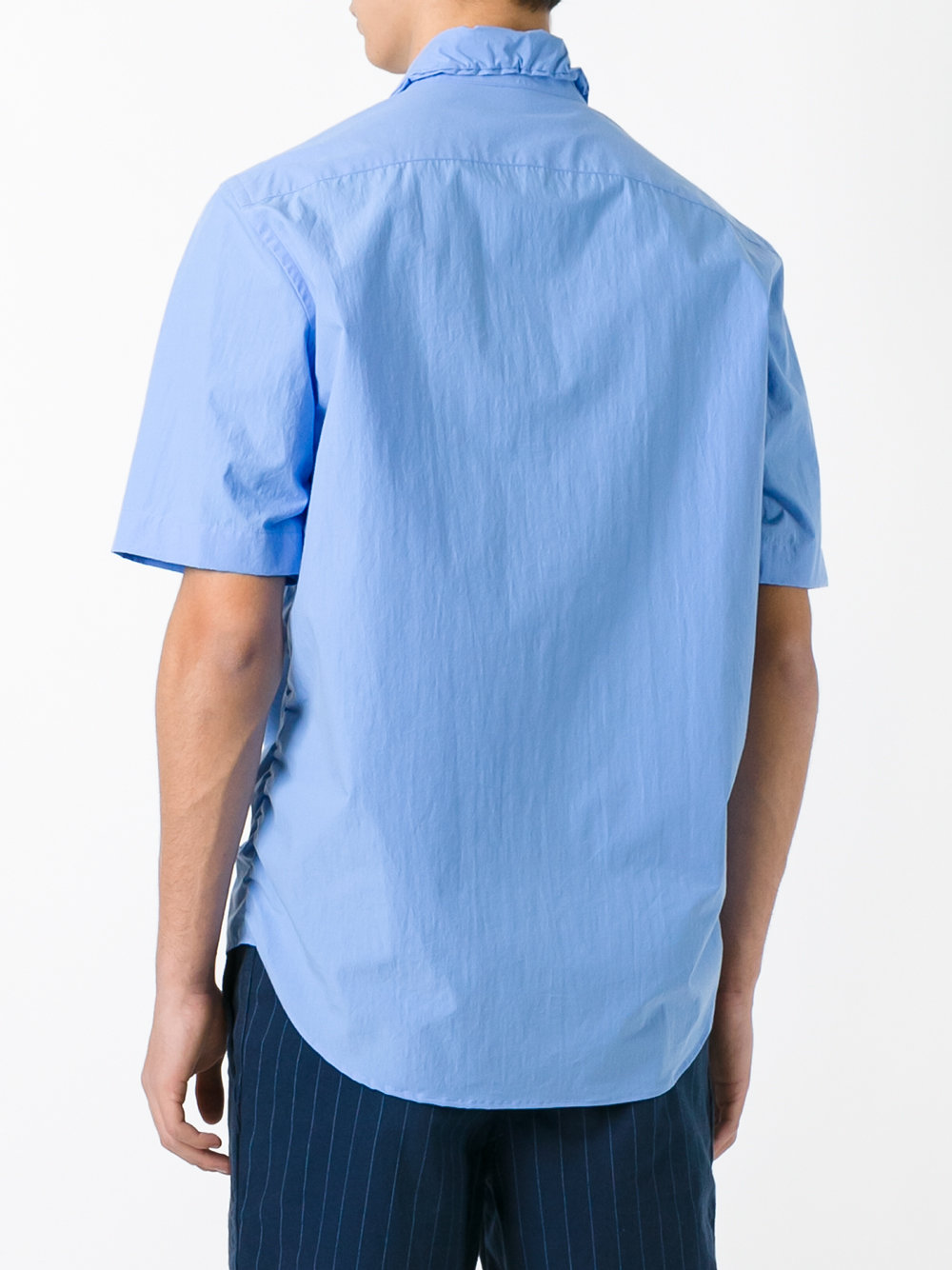 ruched short sleeve shirt