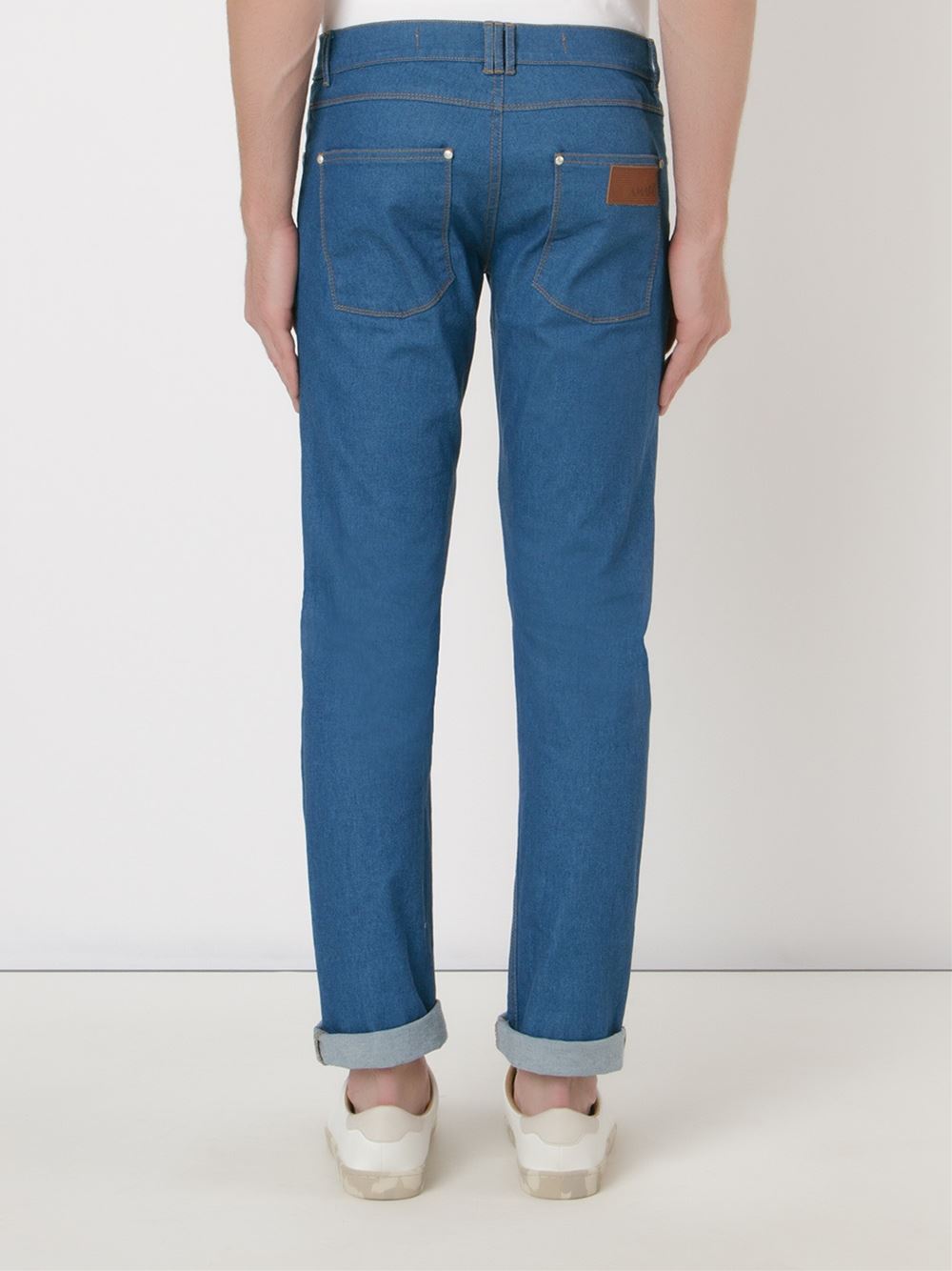 straight leg jeans