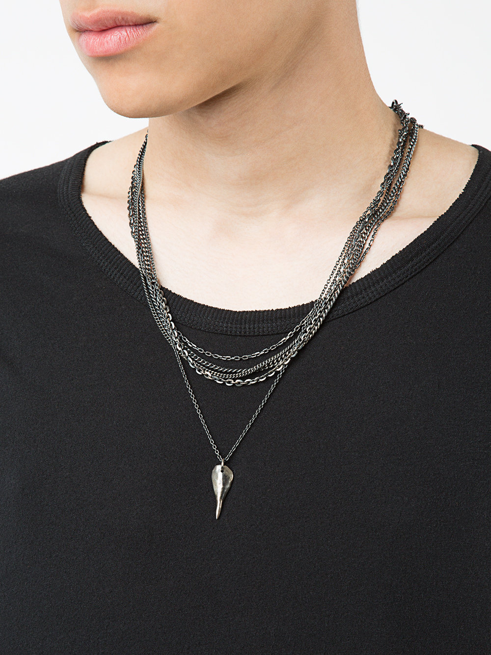 layered fine chain necklace