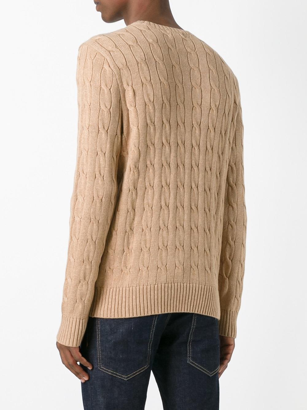 cable knit sweater