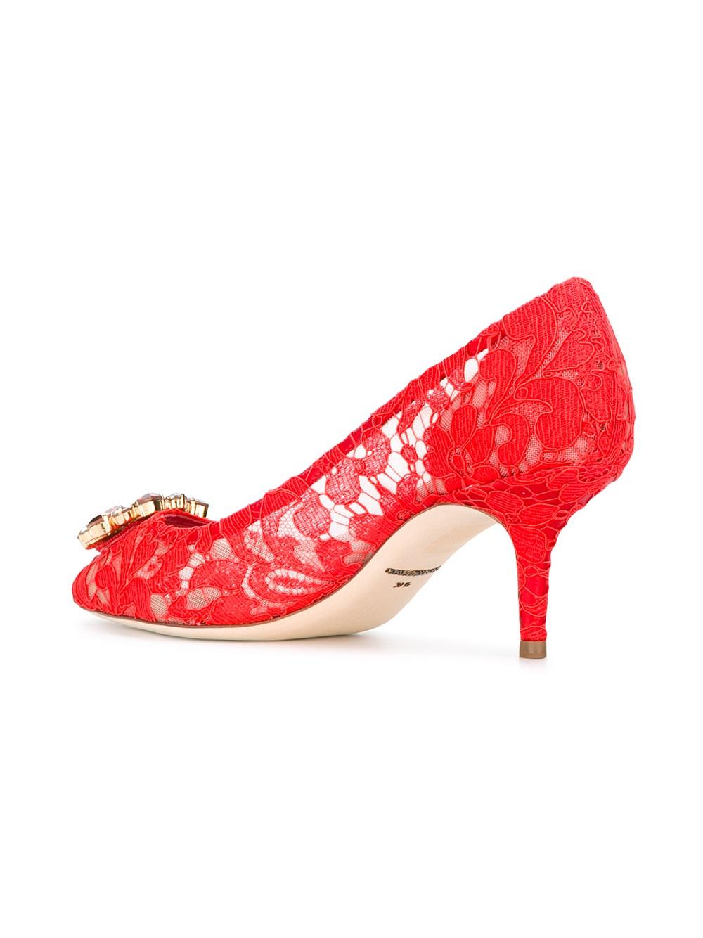 Bellucci lace pumps
