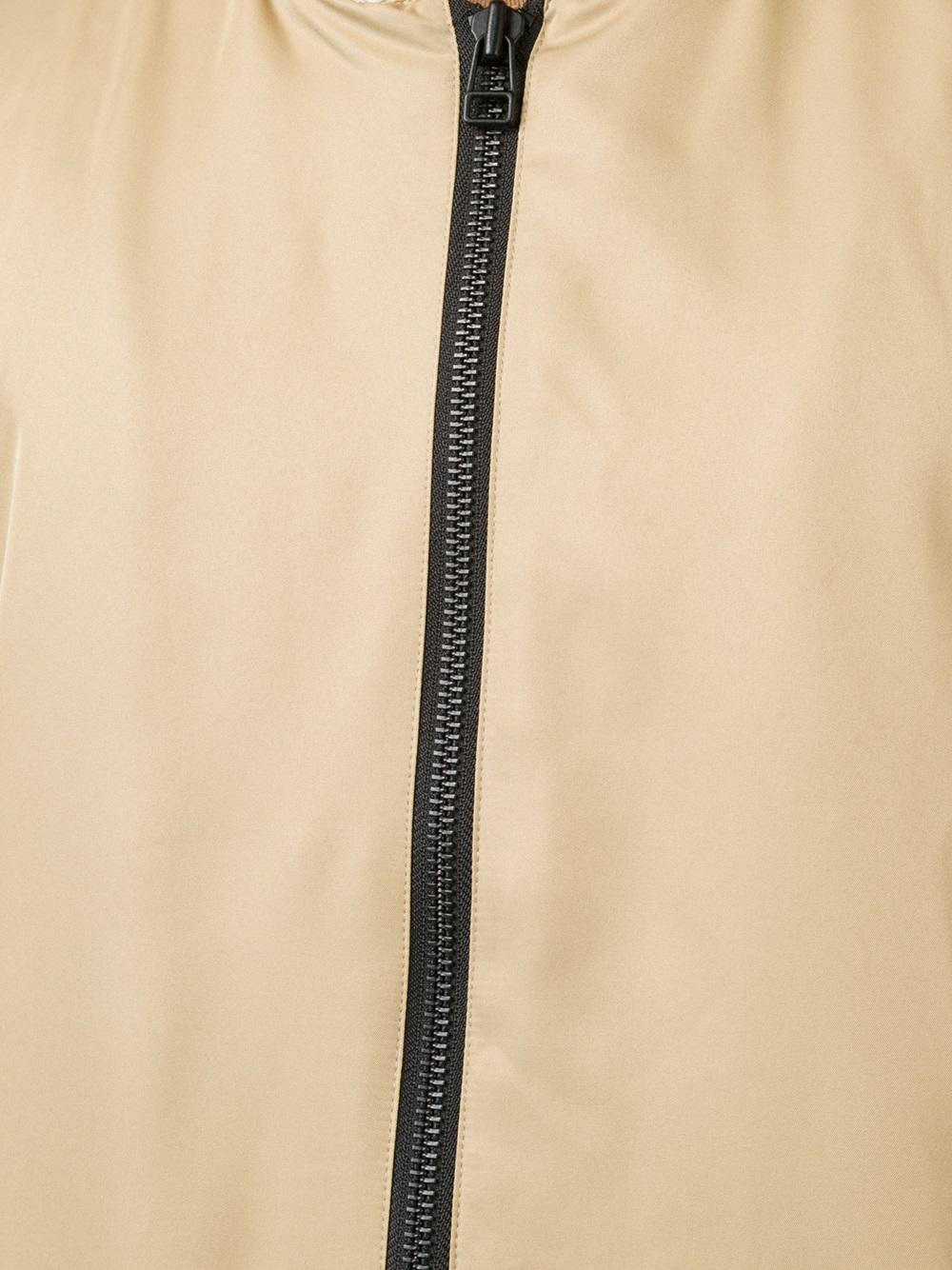 elasticated cuffs bomber jacket