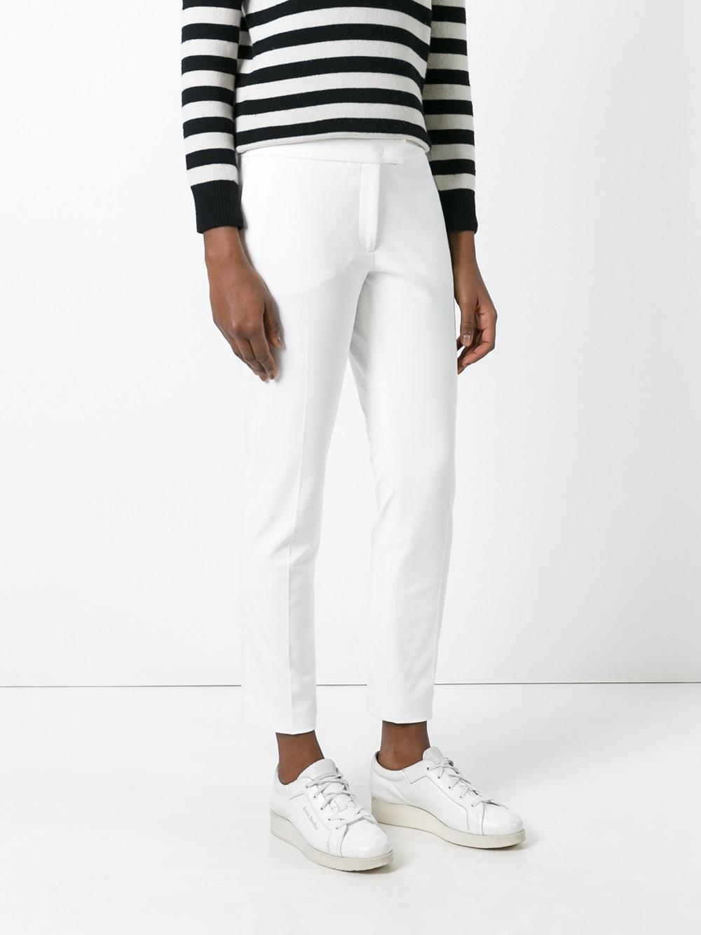 tailored cropped trousers