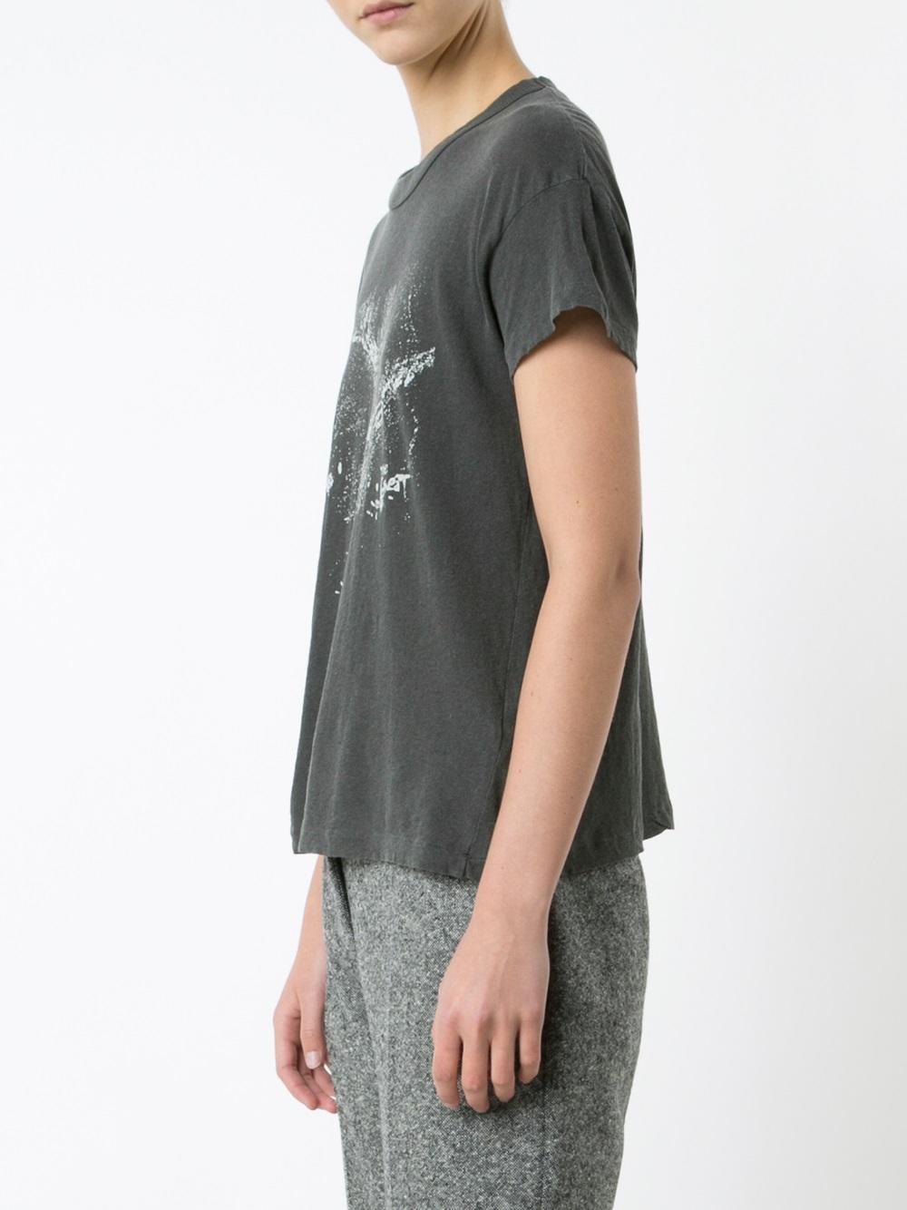 abstract print T-shirt