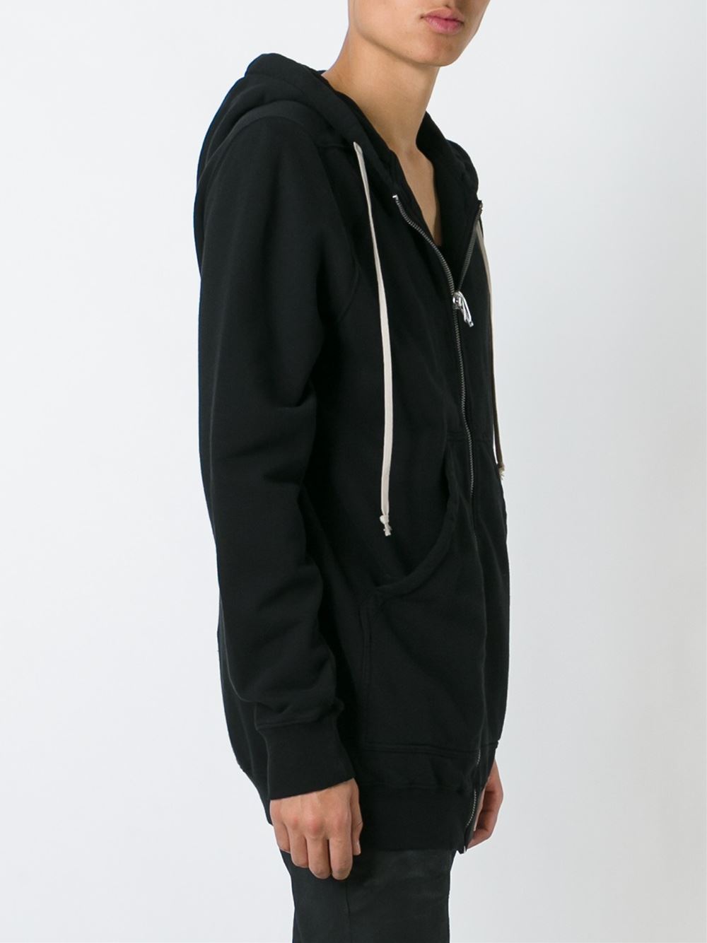 超大款正面口袋兜帽夹克