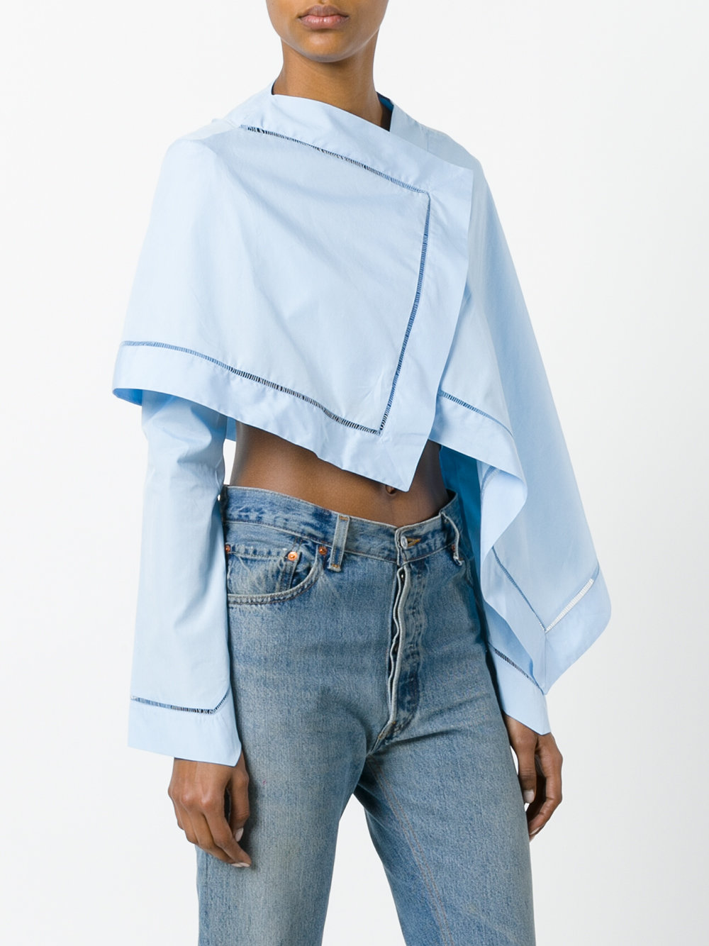 fold over cropped top 