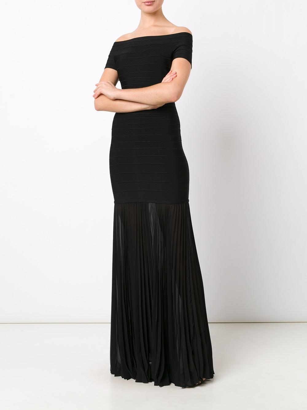 drop waist pleated dress