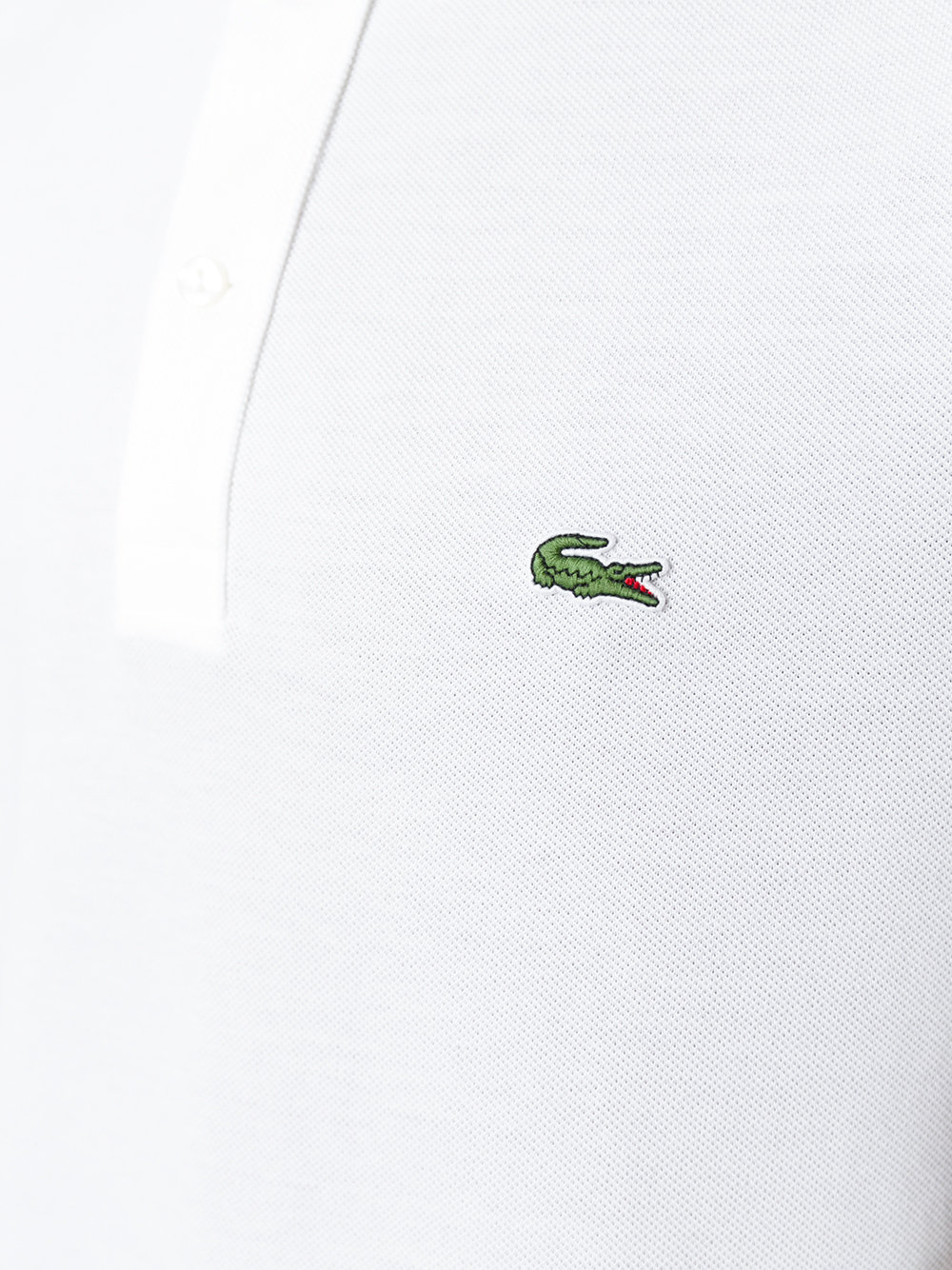 logo patch polo shirt